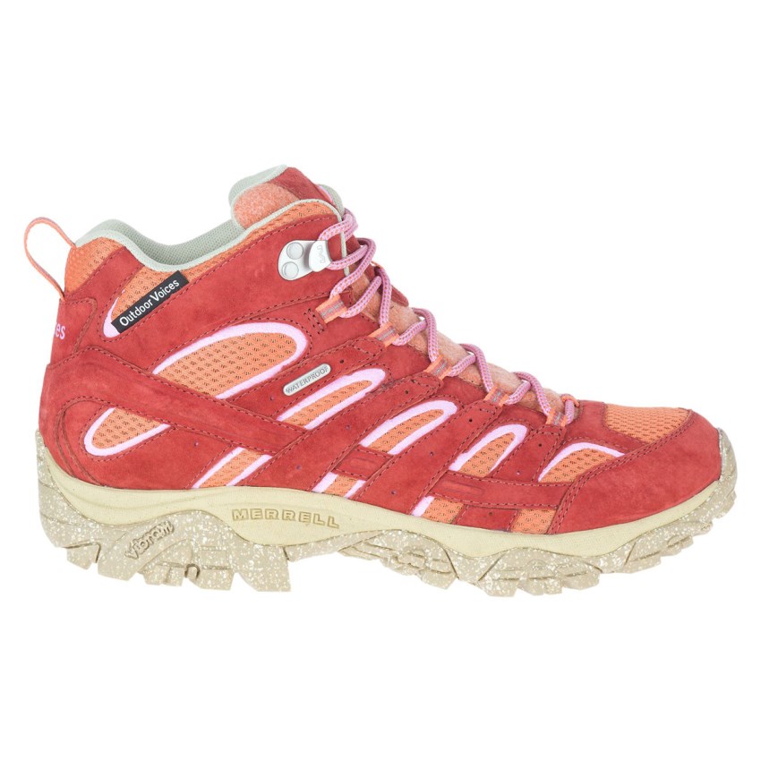 Bottes Merrell Moab 2 Mid Eco Waterproof X Outdoor Voices Corail Homme | T.G.MOGU